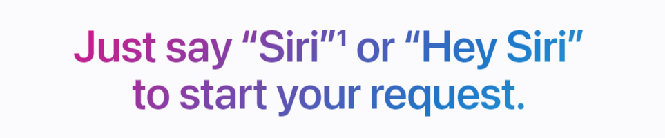 Hey Siri - Image from Apple.com