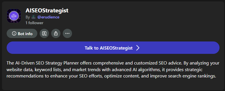 AI-Driven SEO Strategy Planner